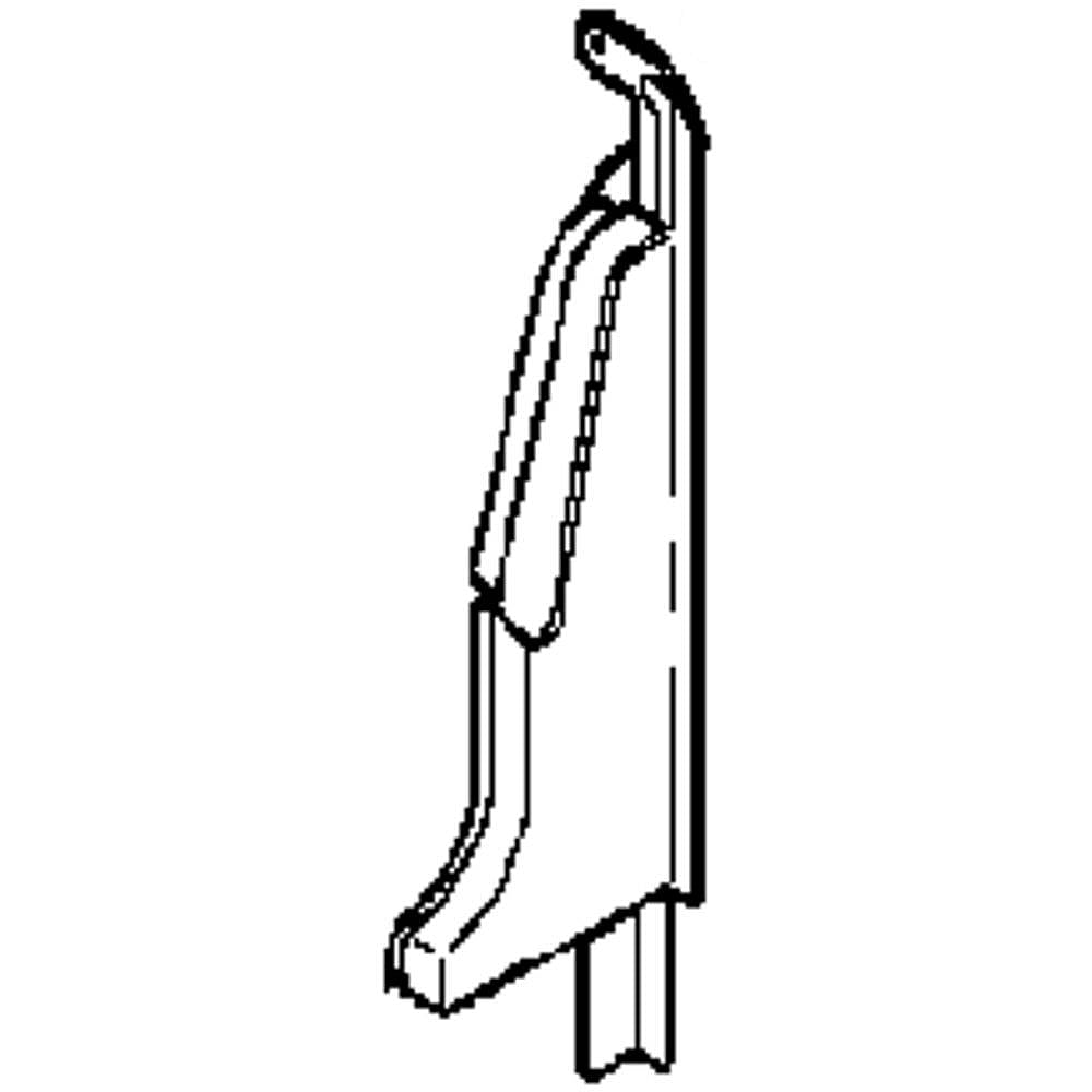 GE Part #wb07K10195, End Support | 18.90 x 9.70 x 3.80