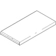 Cover for GE ZDP364NDP2SS - Part WB07K10301