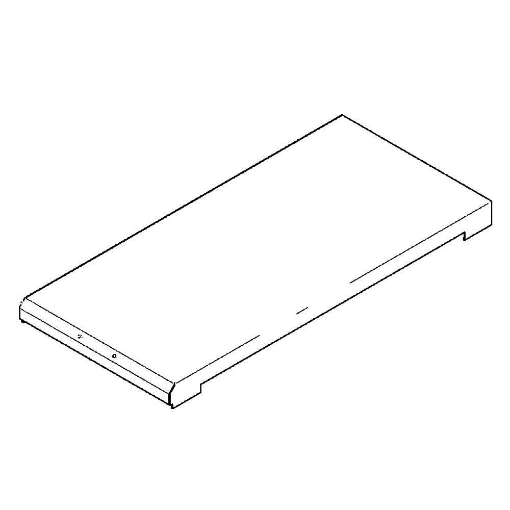 Part #wb07K10432, Range Griddle Cover (Replaces Wb07K10300) / 26.90 x 15.50 x 4.00
