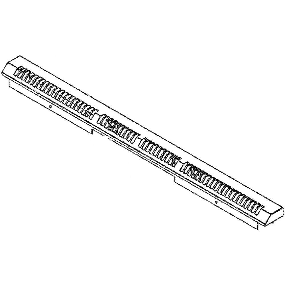 Part #wb07K10441, Vent Trim Assembly / 36.30 x 4.10 x 3.20