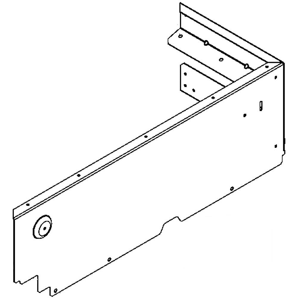 GE Part #wb07T10425, Fan Housing | 23.60 x 12.80 x 7.90