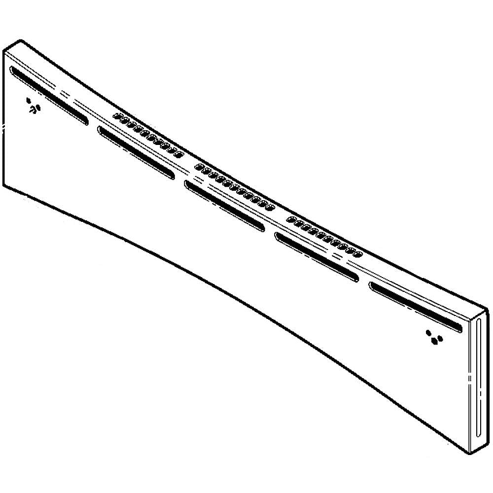 GE Part #wb07T10687, Trim Bowed A | 32.70 x 10.50 x 4.40