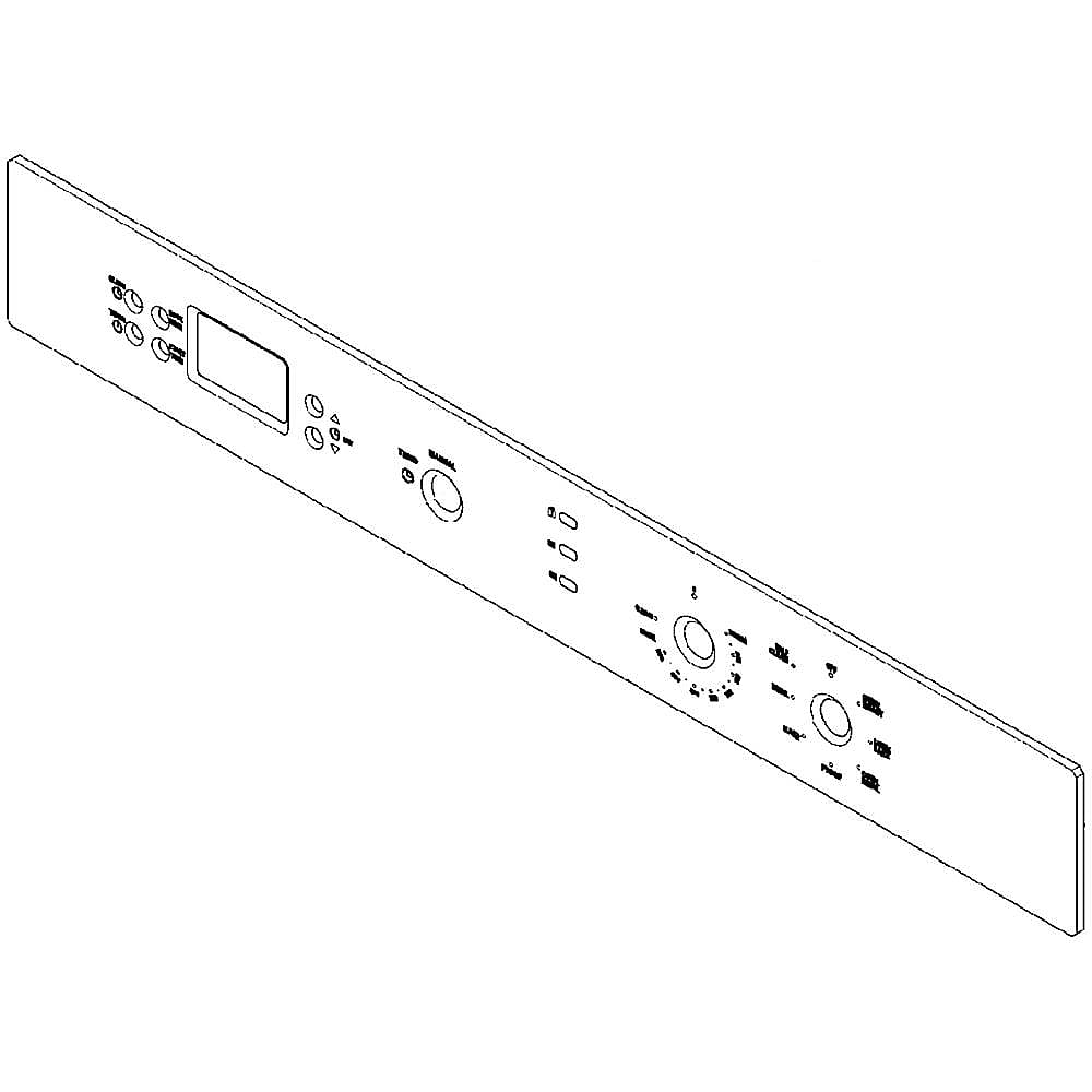 GE Part #wb07X10720, Control Panel | 12.40 x 5.90 x 5.90