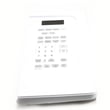 Microwave Control Panel (white) for GE LVM1750DM1WW - Part WB07X11061