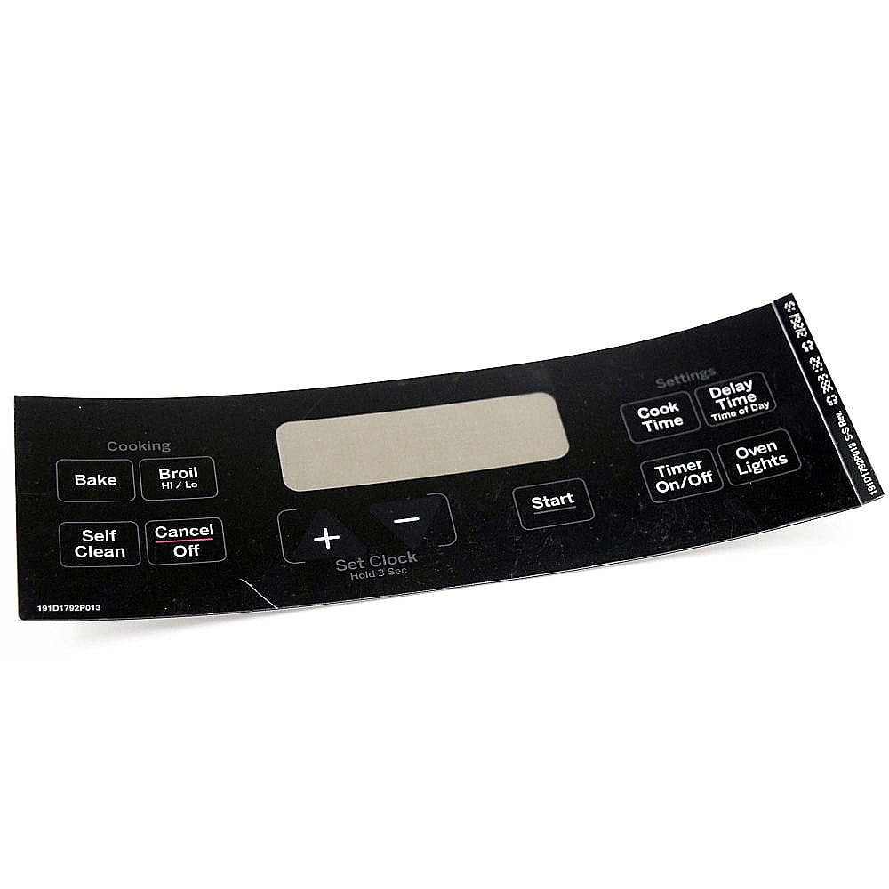 GE Part #wb07X20137, Clock Plate | 10.00 x 9.50 x 0.10