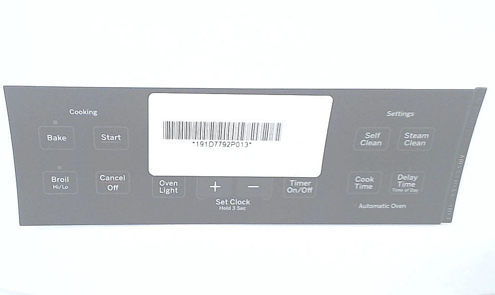 Oven Faceplate WB07X20170 parts Sears PartsDirect