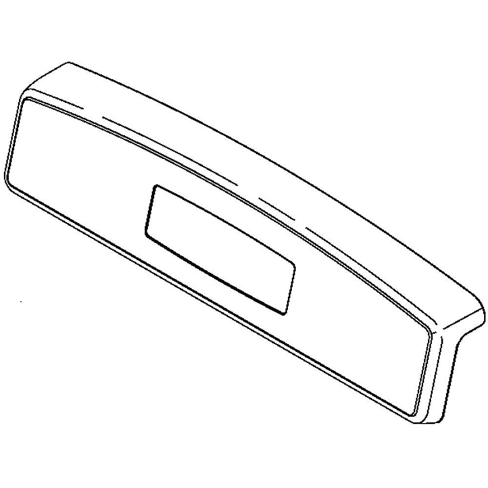 GE Part #wb07X20344, Control Trim | 33.00 x 10.40 x 6.10