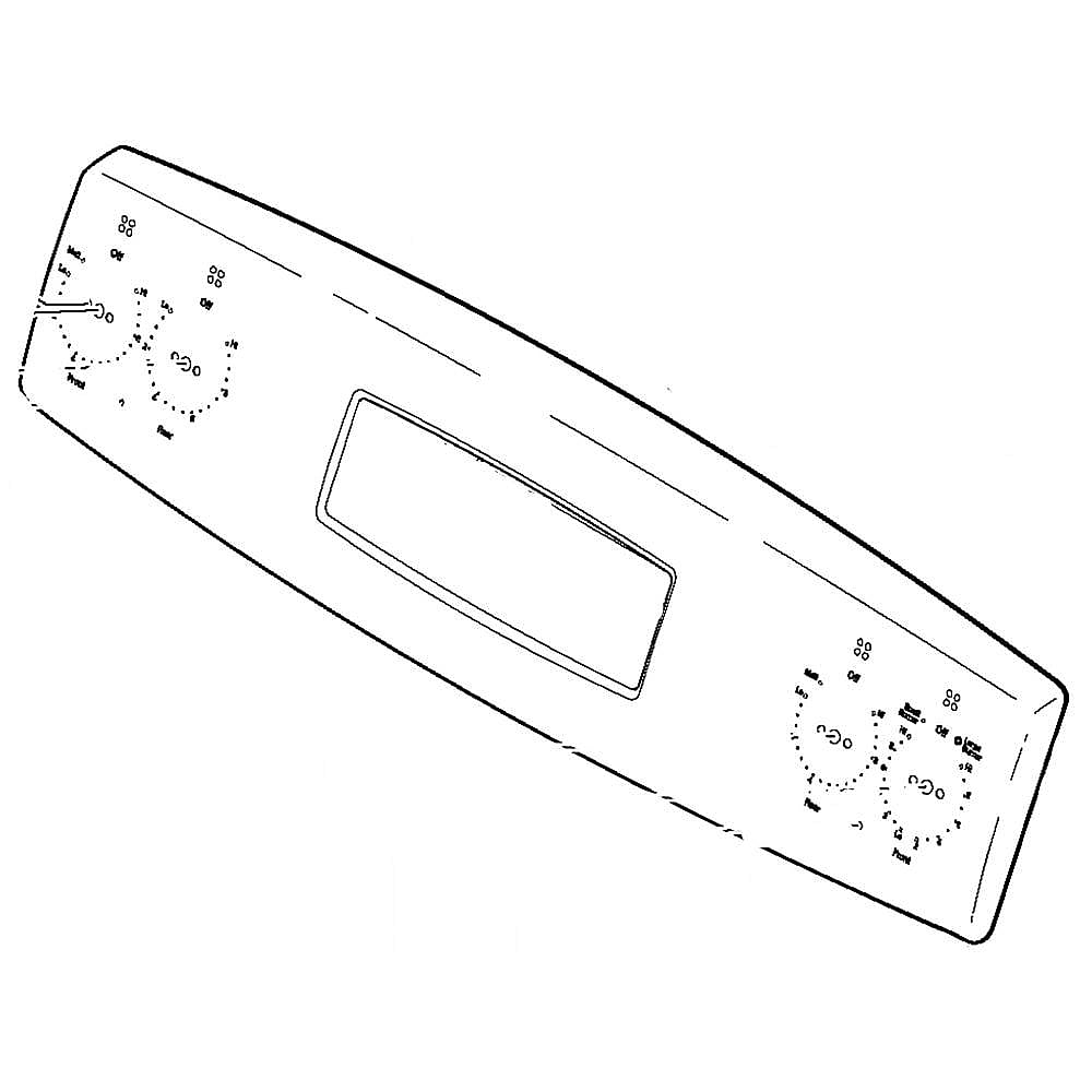 GE Part #wb07X20904, Trim Cntrl A | 32.90 x 10.40 x 4.80