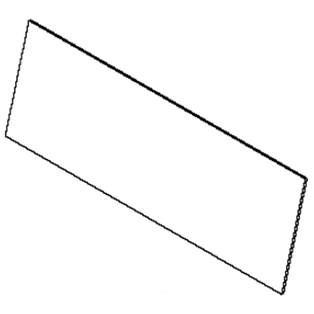 Part #wb07X24886, Range Oven Control Overlay / 14.00 x 9.50 x 0.10
