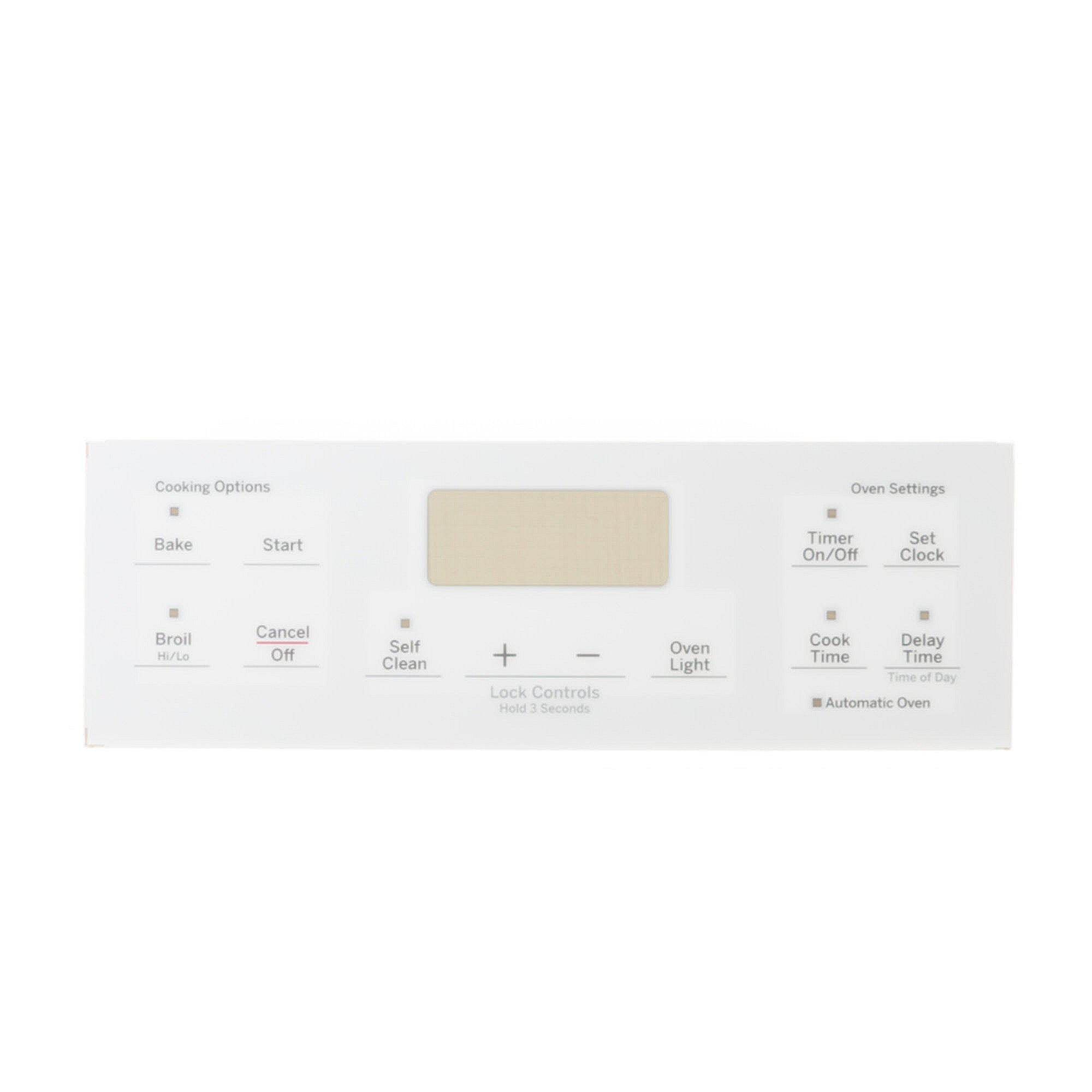 GE Part #wb07X25206, Overlay | 1.00 x 9.50 x 0.10
