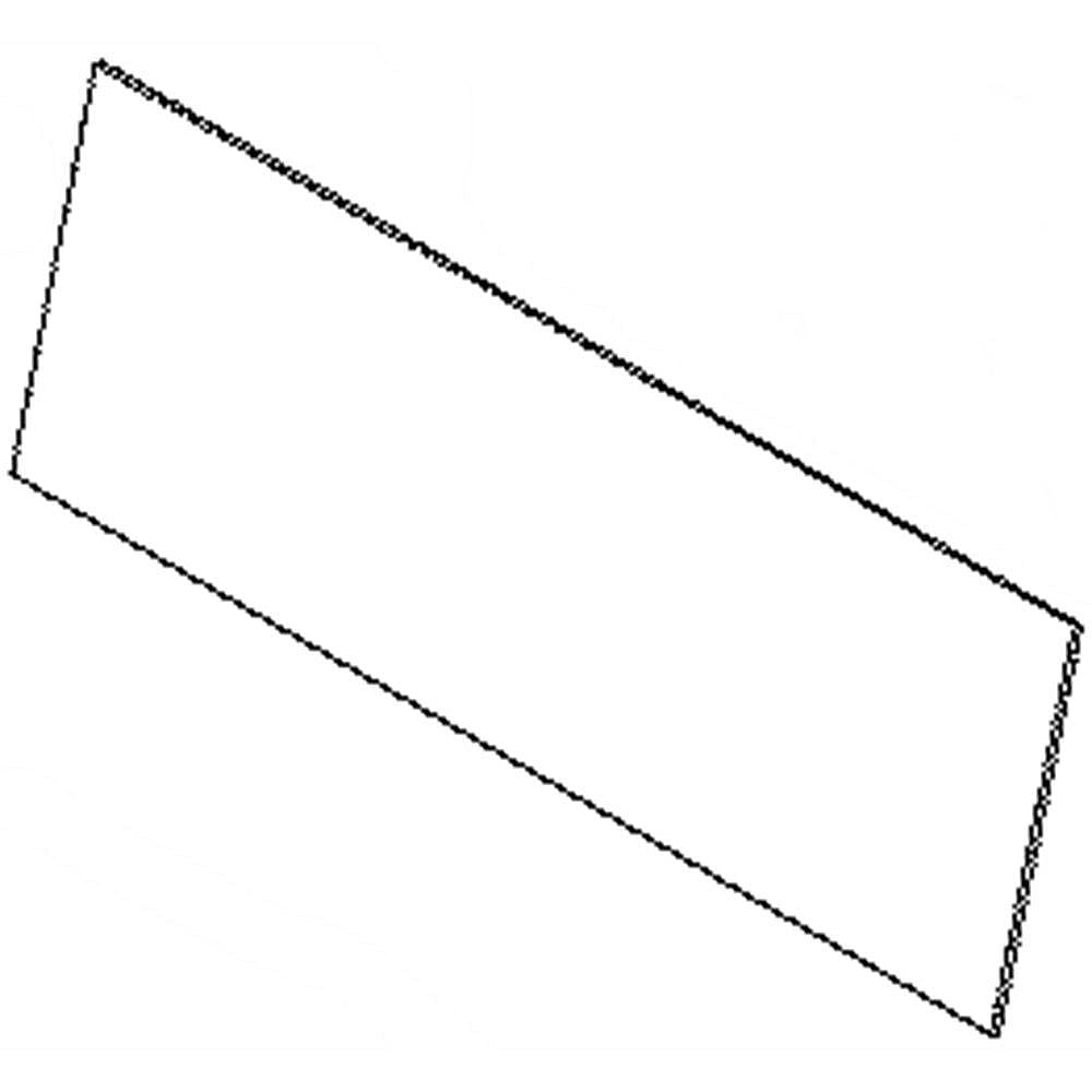GE Part #wb07X25217, Overlay | 14.00 x 9.50 x 0.10