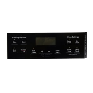 Range Oven Control Overlay WB07X26647