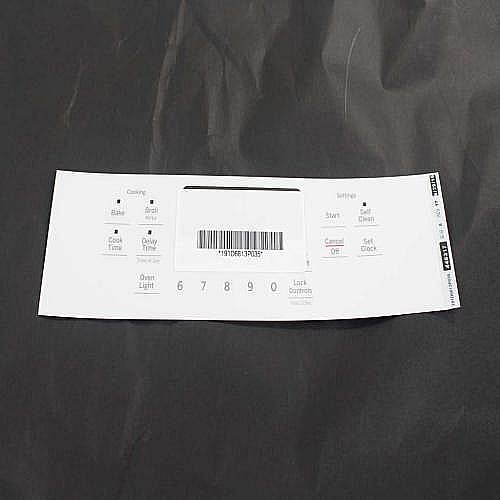 Part #wb07X26749, Faceplate / 14.00 x 9.50 x 0.10