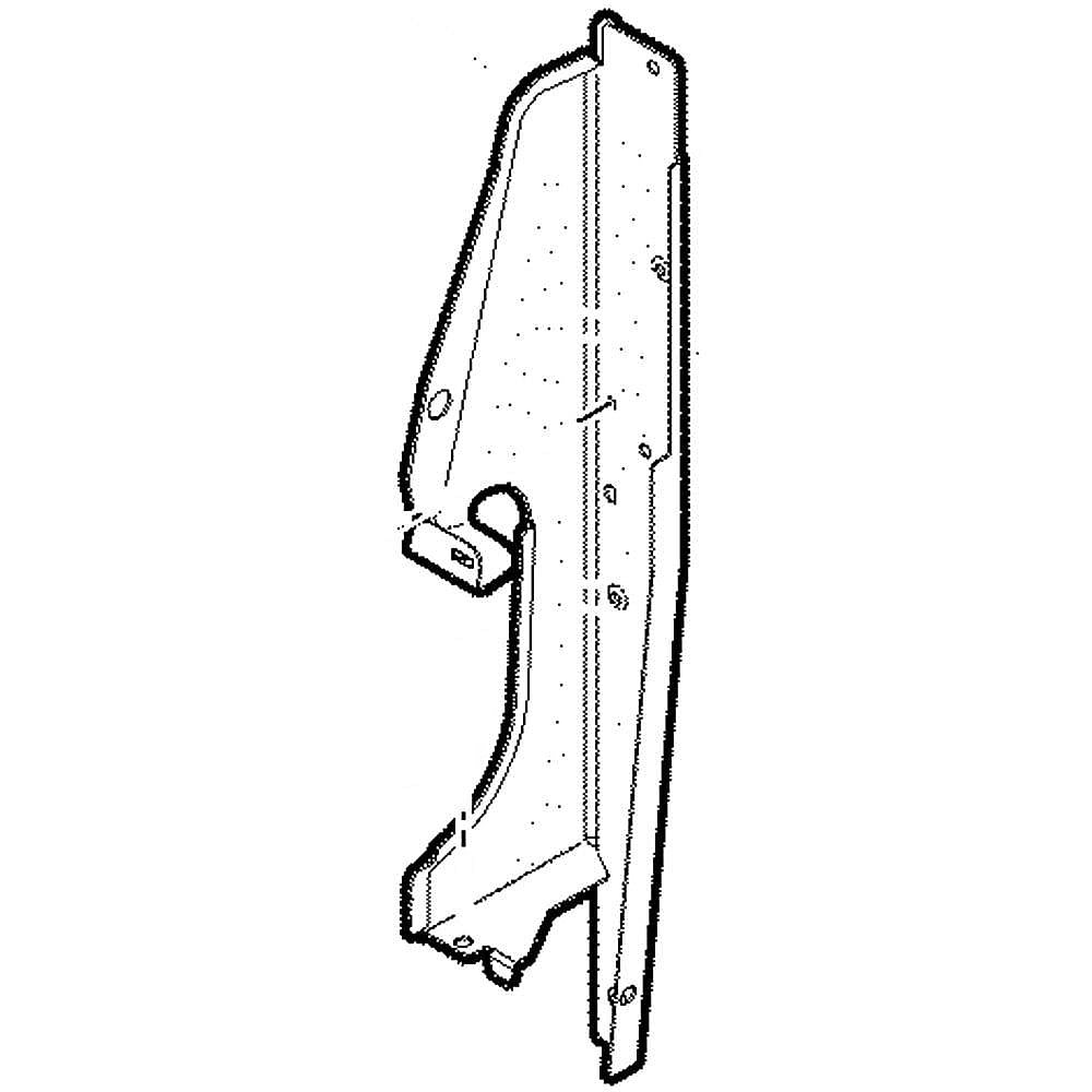 Part #wb07X27830, End Plate Lt / 14.80 x 6.50 x 5.80