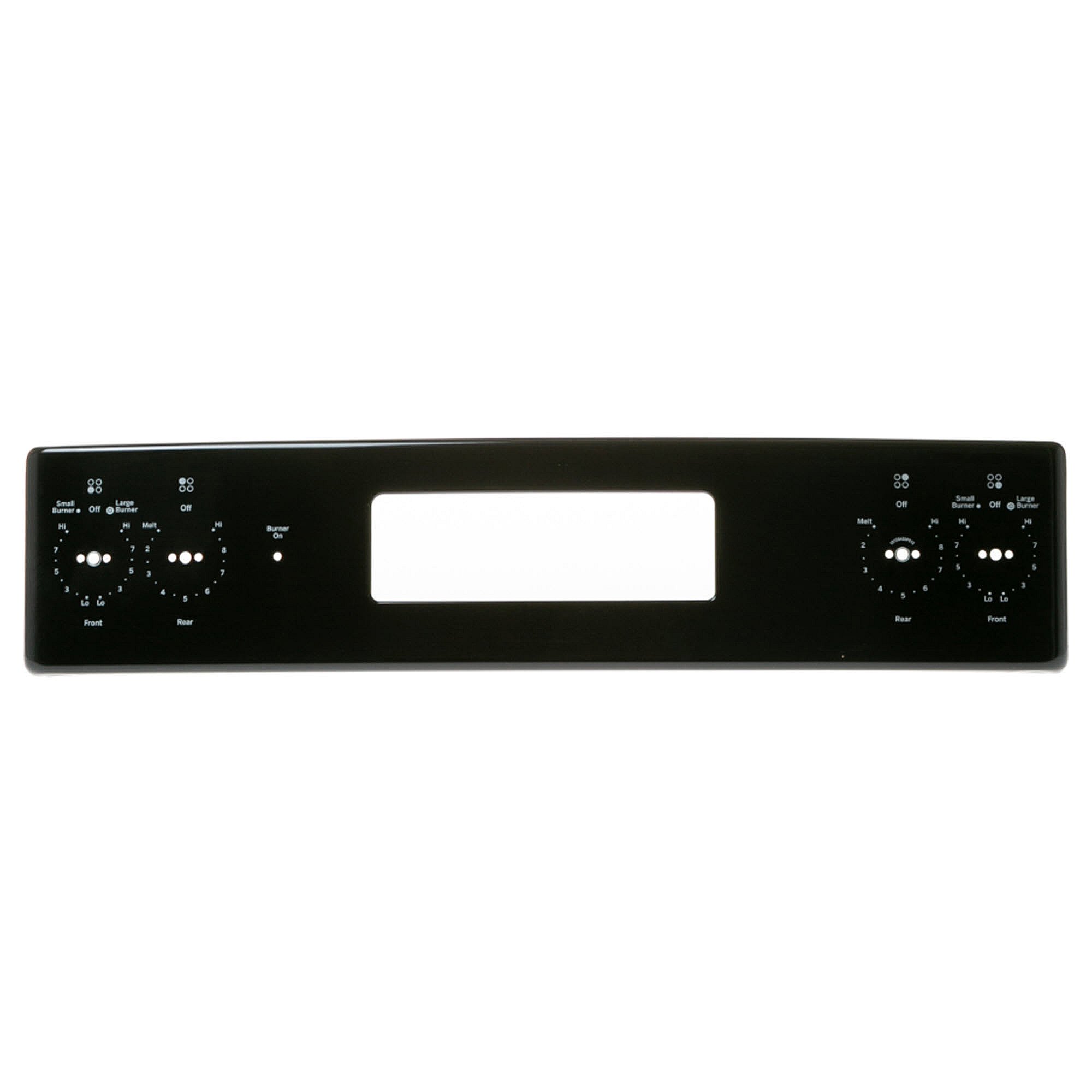 Part #wb07X37245, Black Control Panel Trim & Brackets