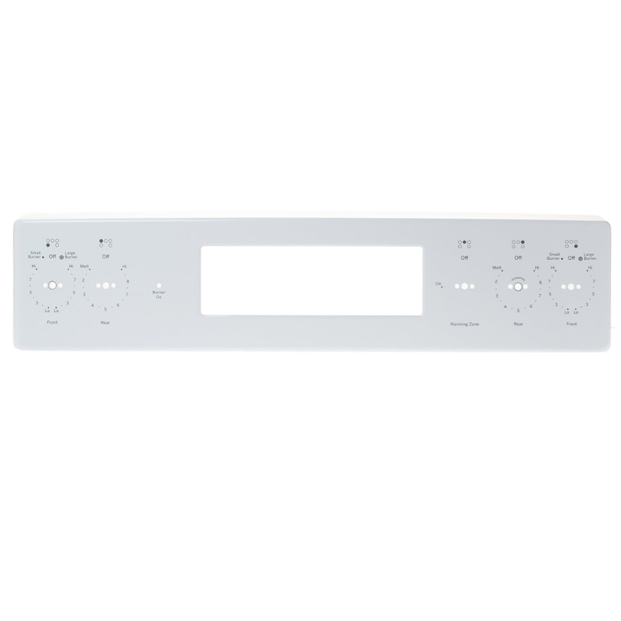 Part #wb07X37725, White Control Panel Trim
