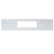White Control Panel Trim for GE JB735DP1WW - Part WB07X37725