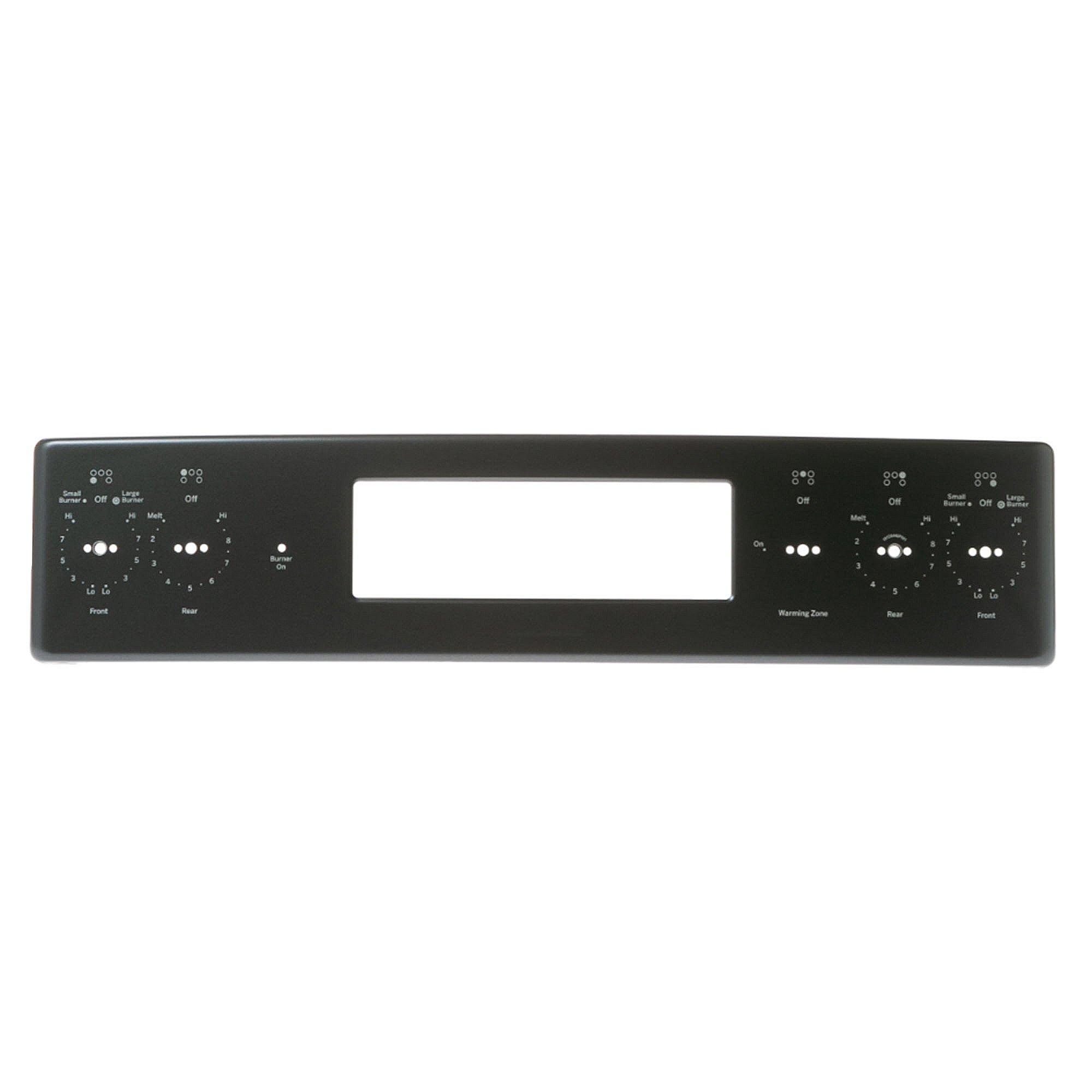 Part #wb07X37726, Black Slate Control Panel Trim