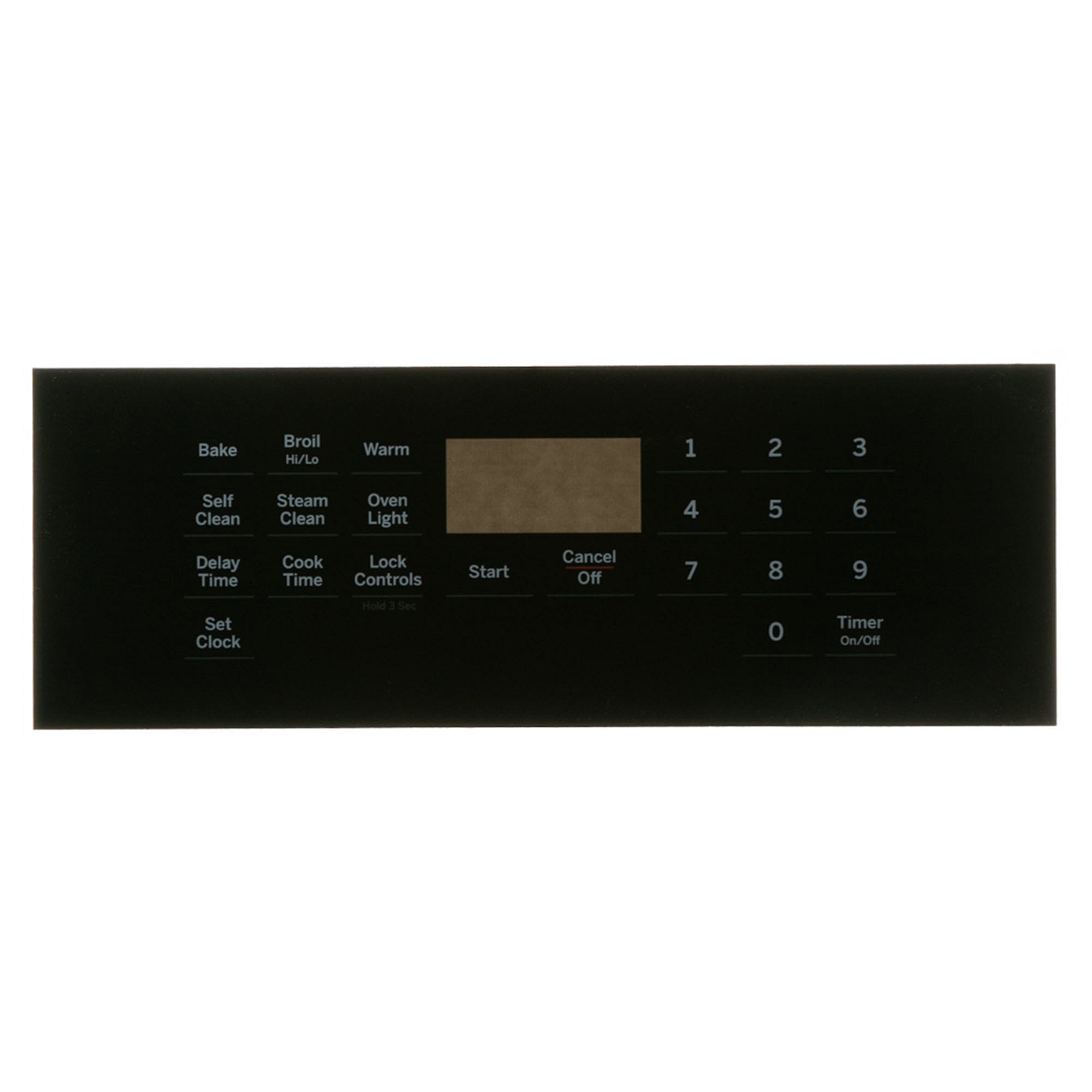 Part #wb07X38058, Black Overlay Rc19