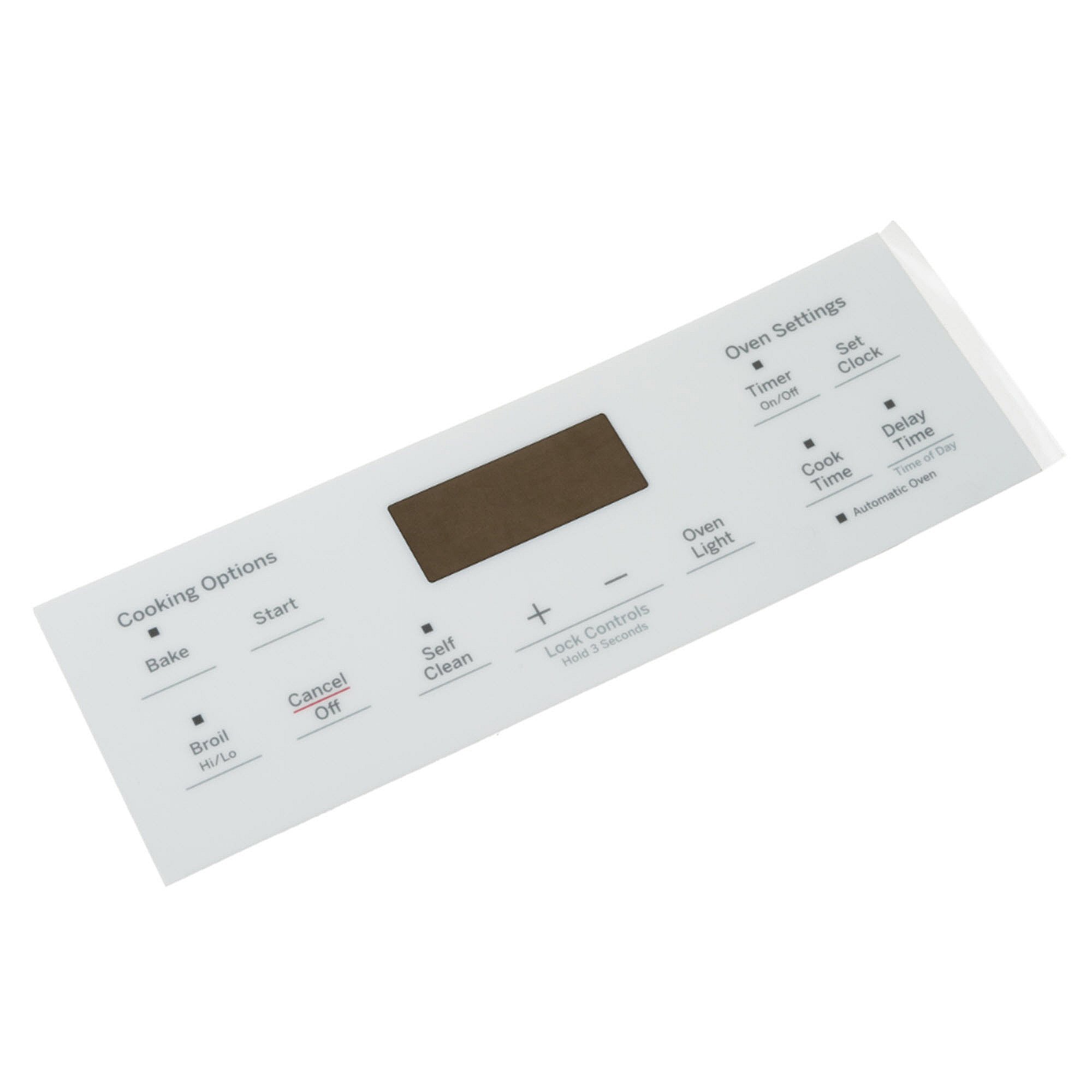 Part #wb07X44619, Faceplate Graphics-White