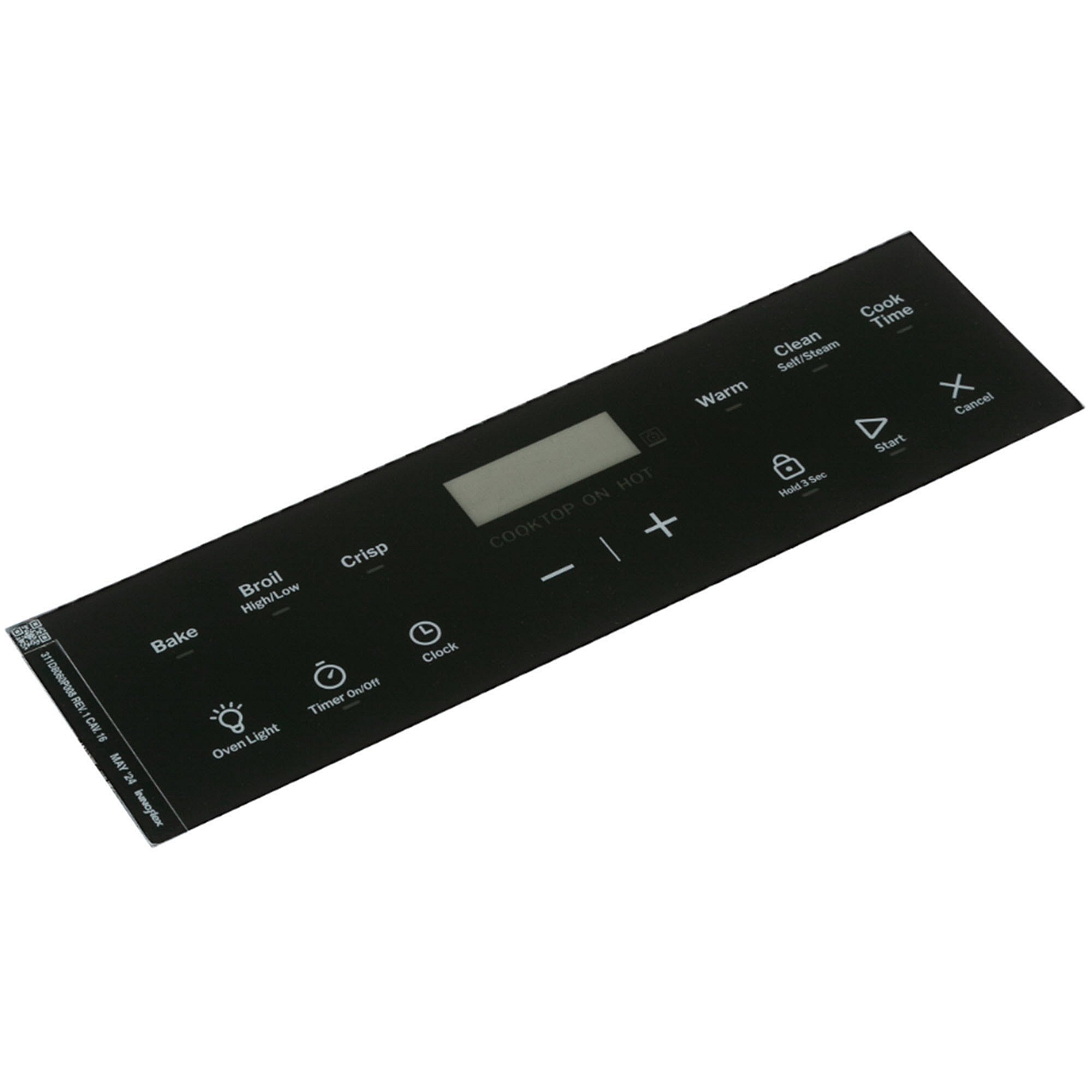 Photo of Part #wb07X47345, Overlay from Repair Parts Direct