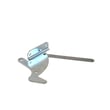 Broiler Hinge for Hotpoint RGA724EK1WH - Part WB10K10006