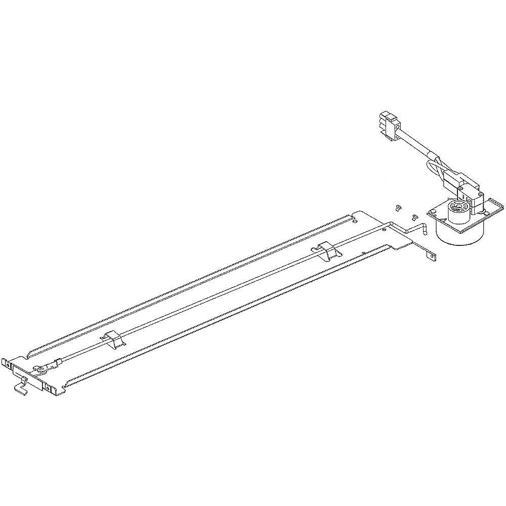 GE Part #wb10X25237, Harness Latch | 24.60 x 4.40 x 3.20