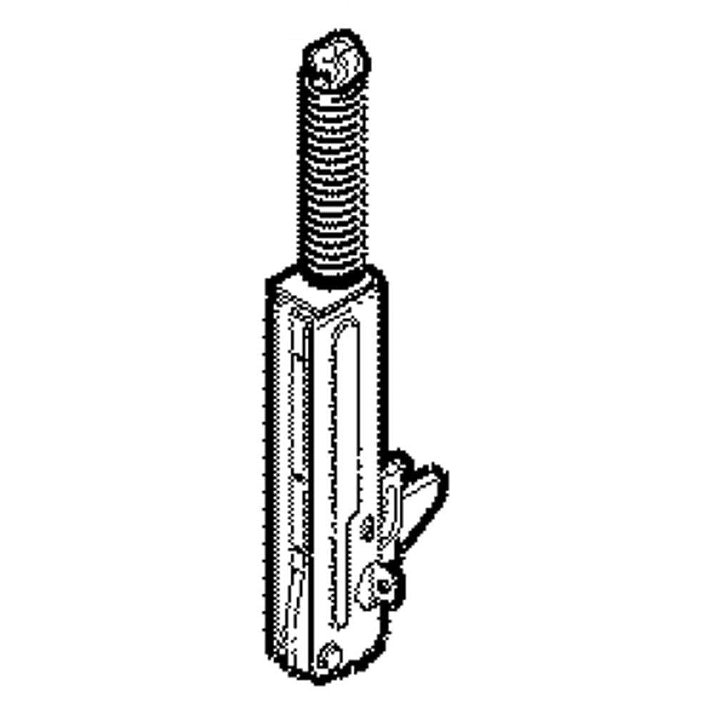 GE Part #wb10X29280, Door Hin Assembly | 10.60 x 4.50 x 1.60