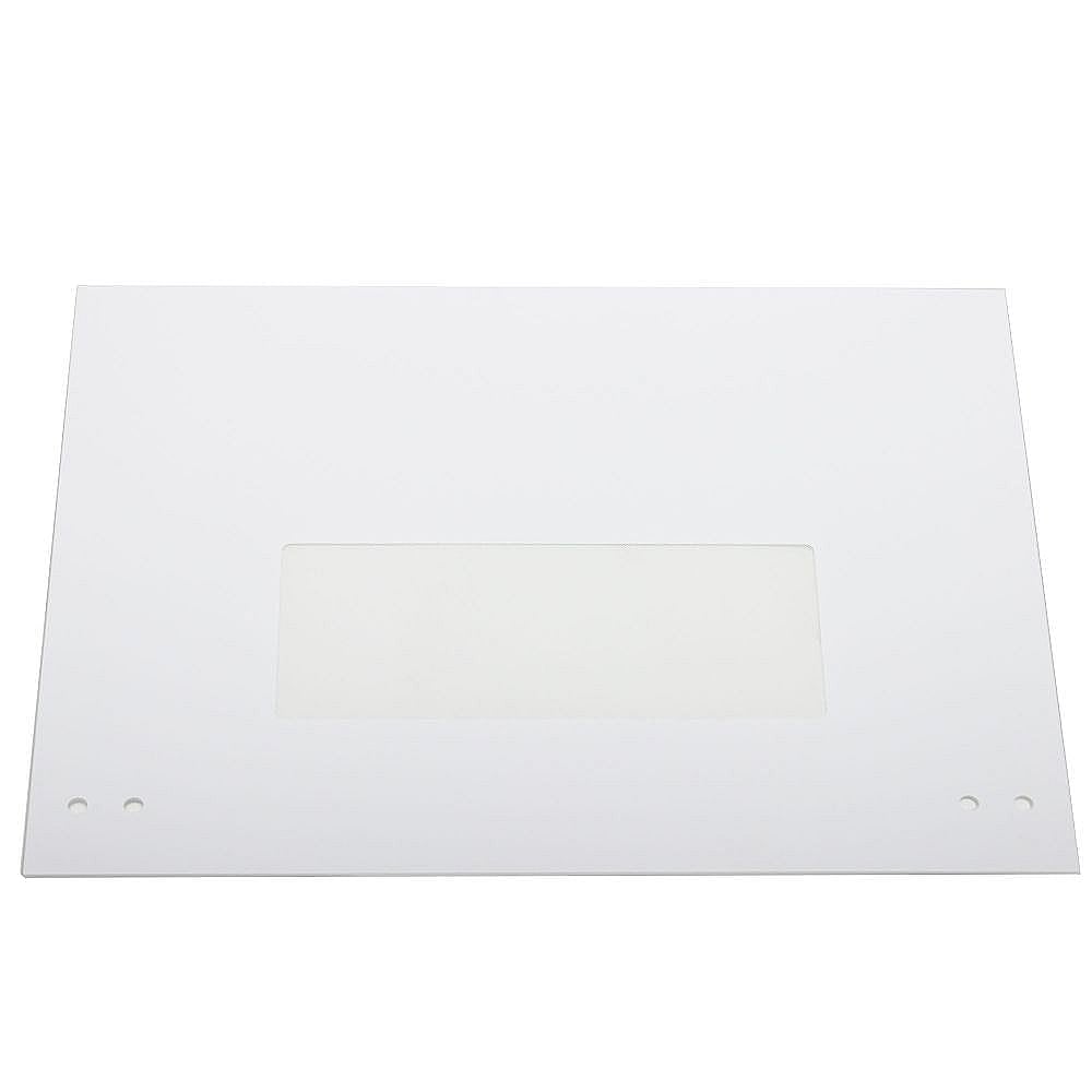 Part #wb15T10124, Wall Oven Door Outer Panel (White) / 26.90 x 23.00 x 2.30