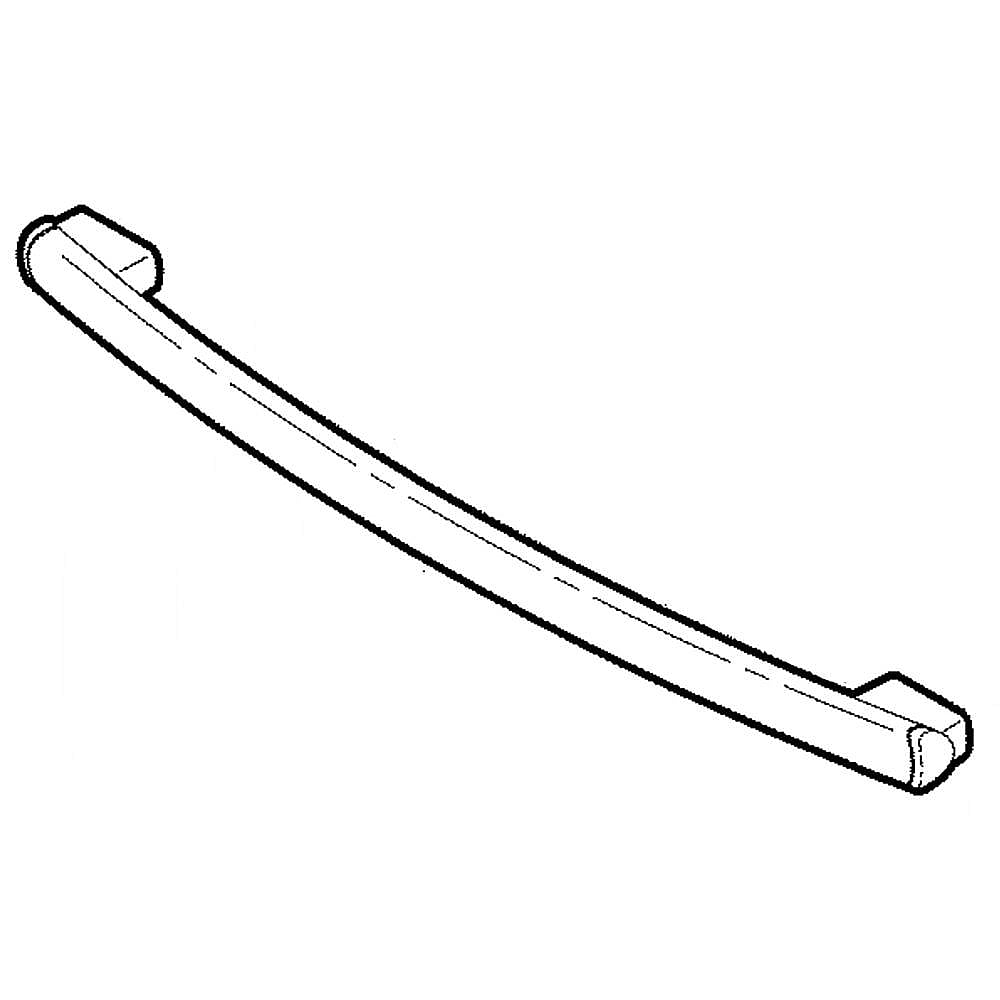 Part #wb15X26404, Range Oven Door Handle (White) / 33.00 x 10.00 x 1.90