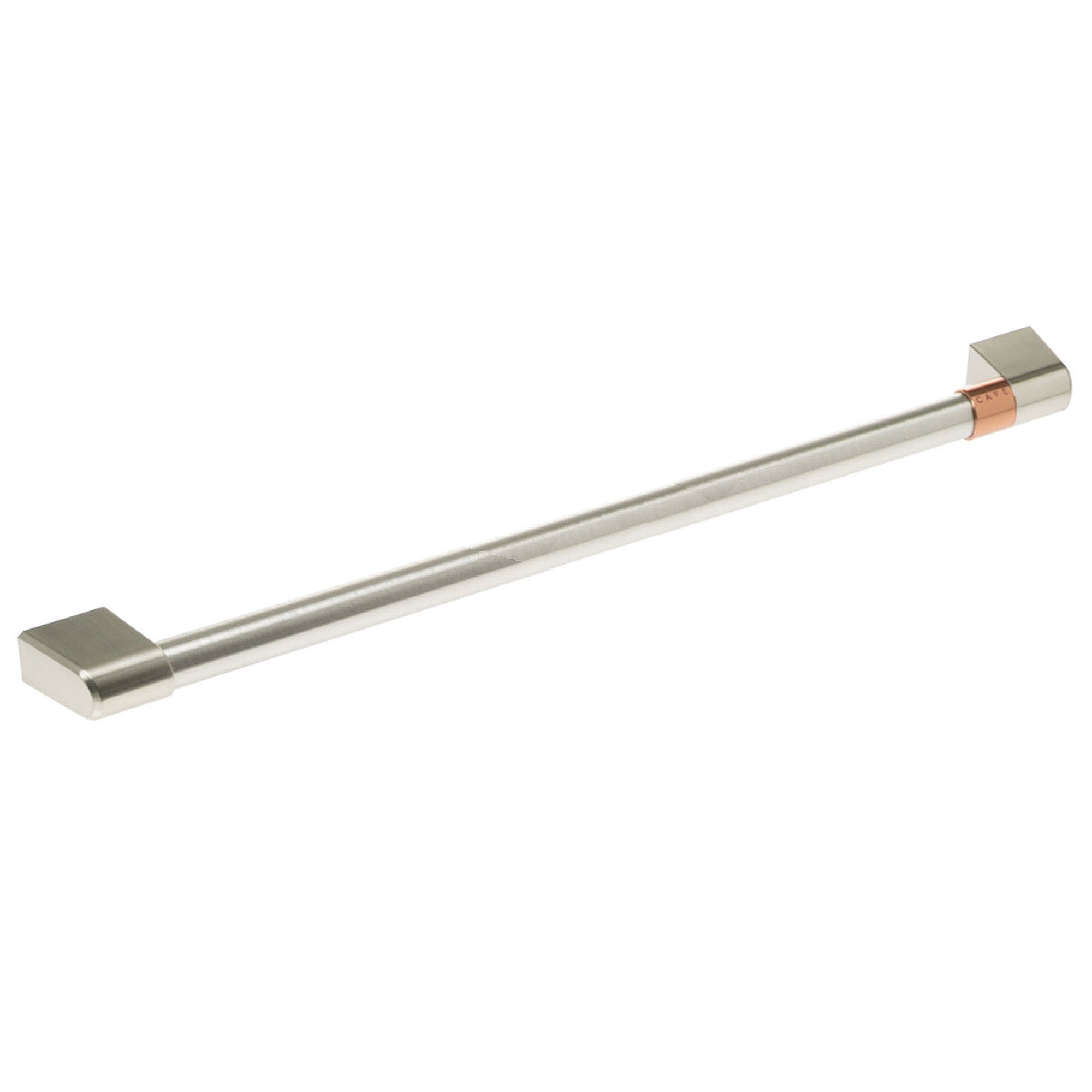 Part #wb15X31679, Brushed Stainless Range Handle W/ Caf B / 12.00 x 2.00 x 2.00