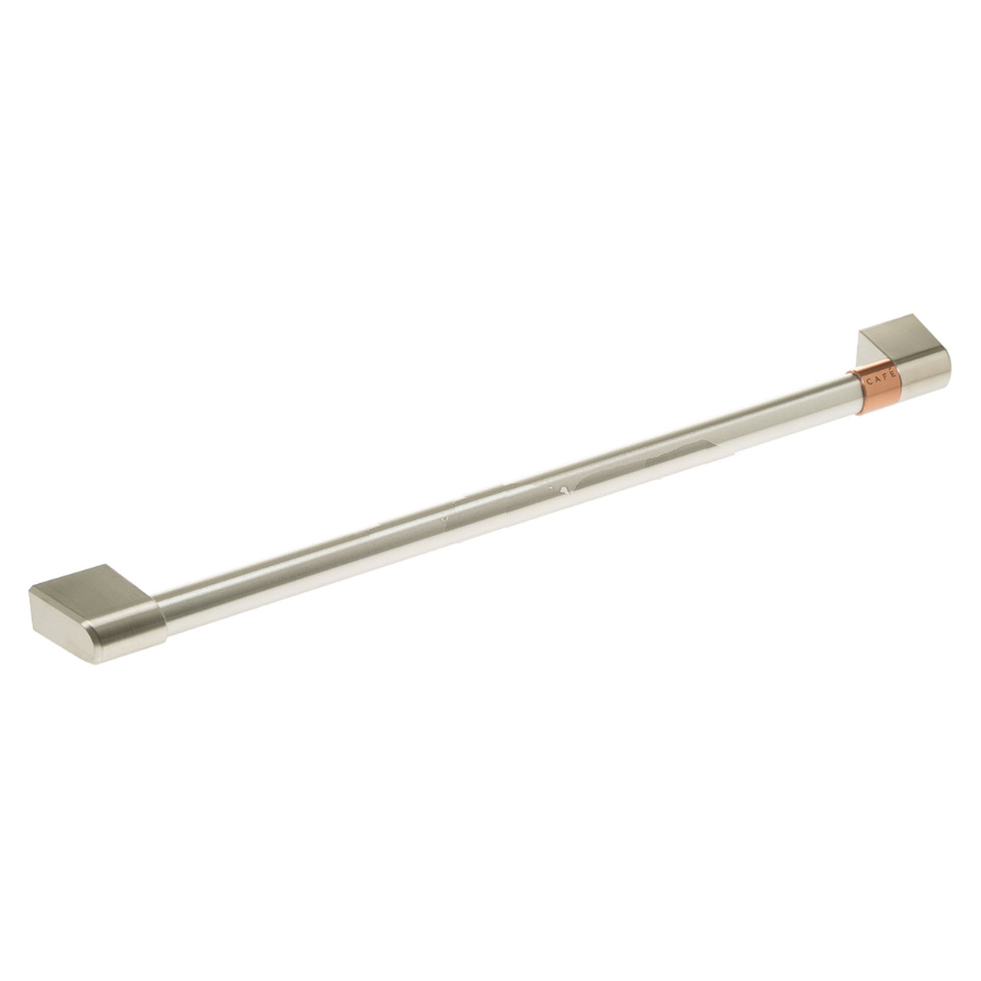 Part #wb15X31801, Brushed Stainless Range Handle W/ Caf Ba
