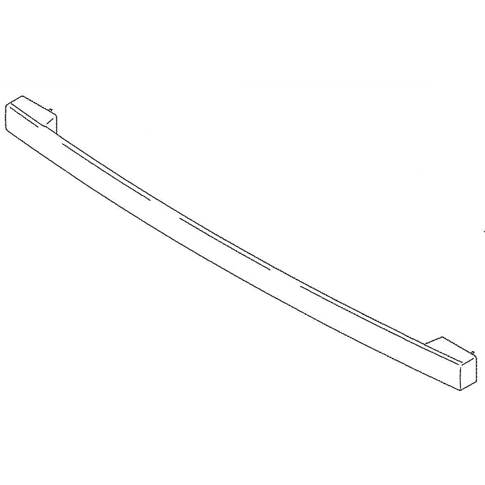 GE Part #wb15X32827, Wall Oven Door Handle Assembly (Stainless) | 32.00 x 4.50 x 4.50