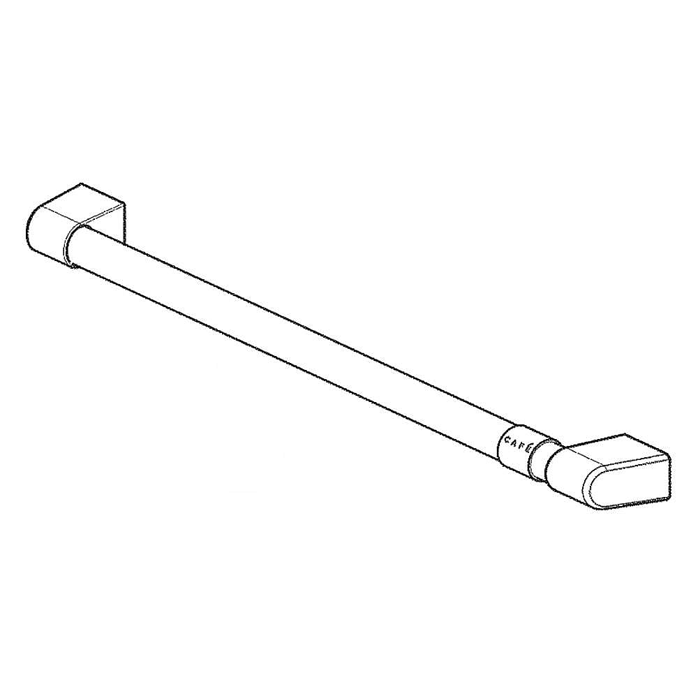 Part #wb15X33368, Microwave Door Handle (Brushed Copper)