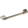 Brushed Stainless Steel Handle for GE CVM517P3M5D1 - Part WB15X40727