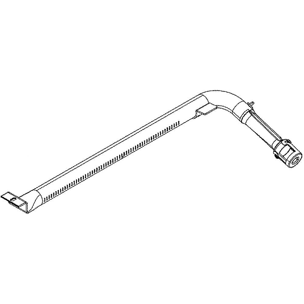 Part #wb16X28251, Broil Burner / 19.40 x 9.60 x 3.60