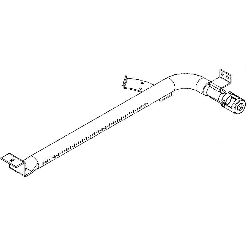 GE Part #wb16X28670, Bake Burner | 19.10 x 9.80 x 3.70