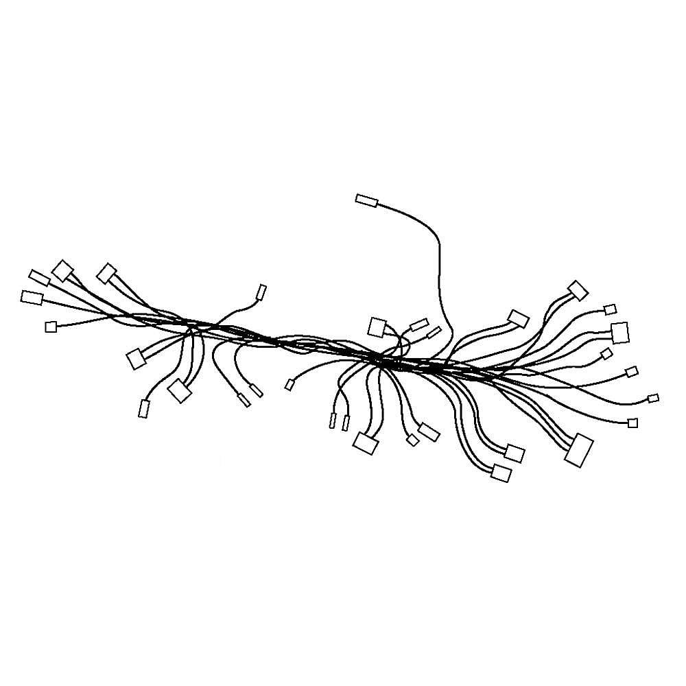GE Part #wb18T10323, Oven Wire Harness | 11.50 x 8.00 x 1.20