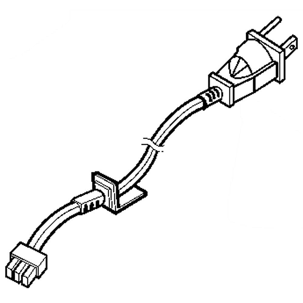 GE Part #wb18X10311, Power Cord | 14.00 x 9.50 x 1.20