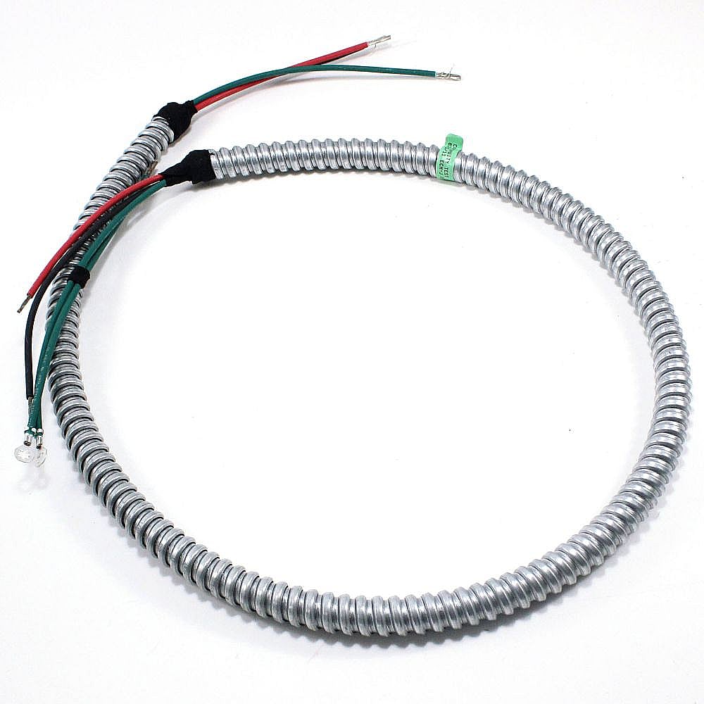 Photo of Cooktop Power Supply Wiring with Conduit from Repair Parts Direct