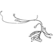 Single Harness for GE PSA1201RSS01 - Part WB18X10460