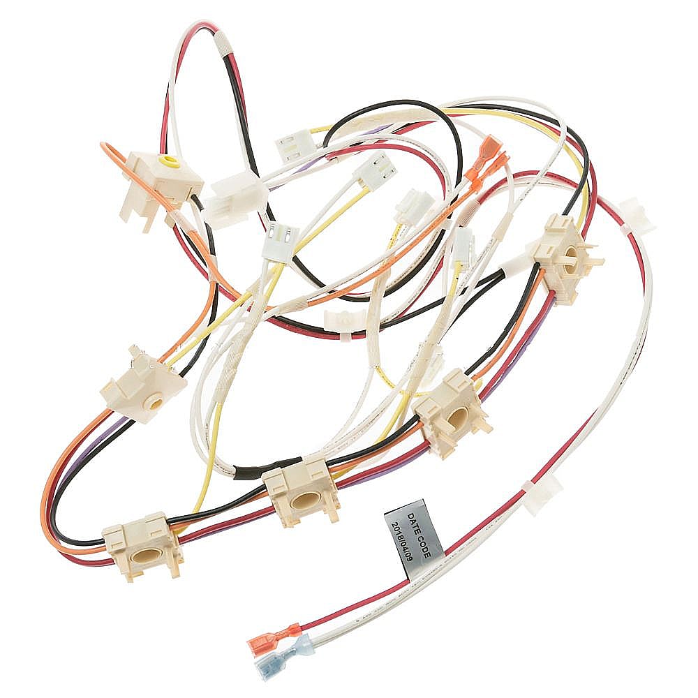 GE Part #wb18X25926, Cooktop Igniter Switch And Harness Assembly | 14.00 x 9.50 x 2.50