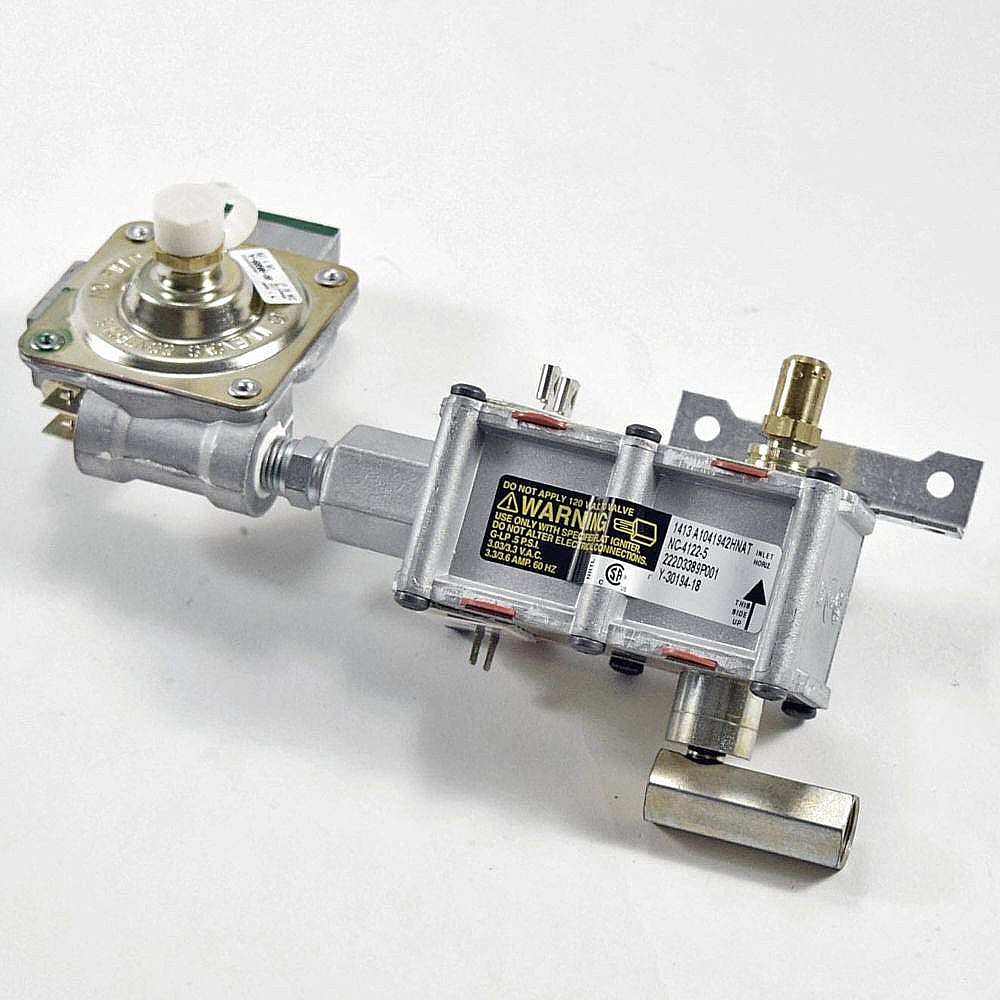 Part #wb19K10039, Range Gas Valve And Regulator Assembly / 11.70 x 10.20 x 3.00