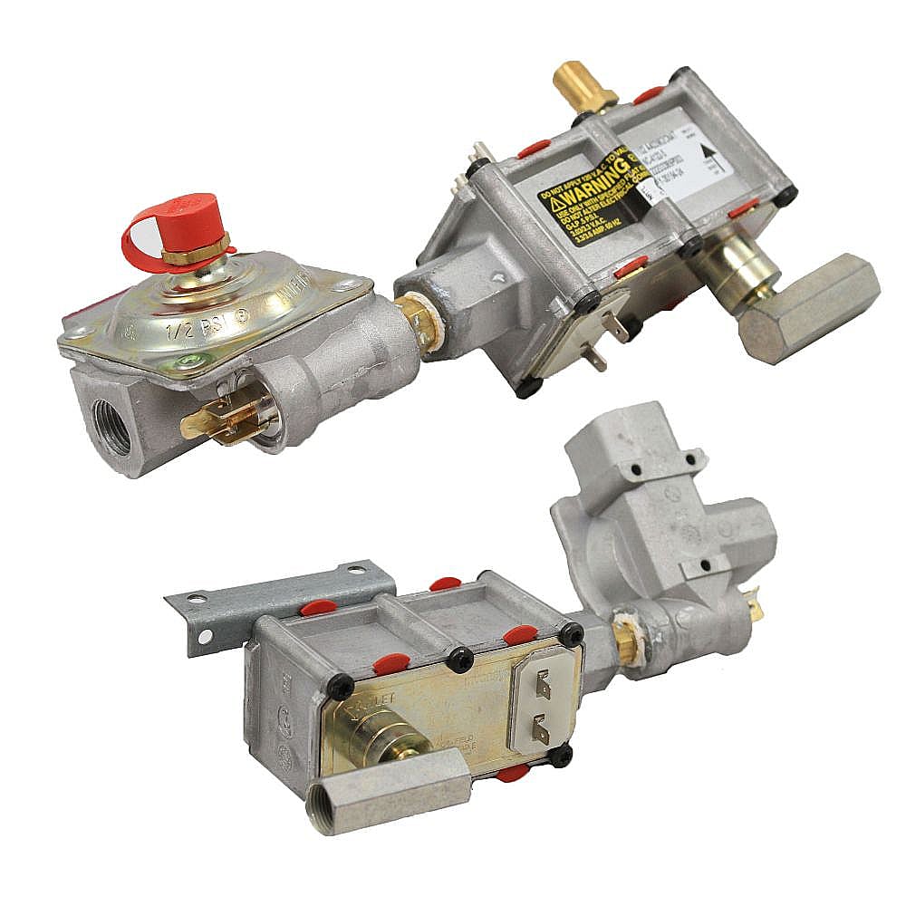 Photo of Range Gas Valve and Regulator Assembly from Repair Parts Direct