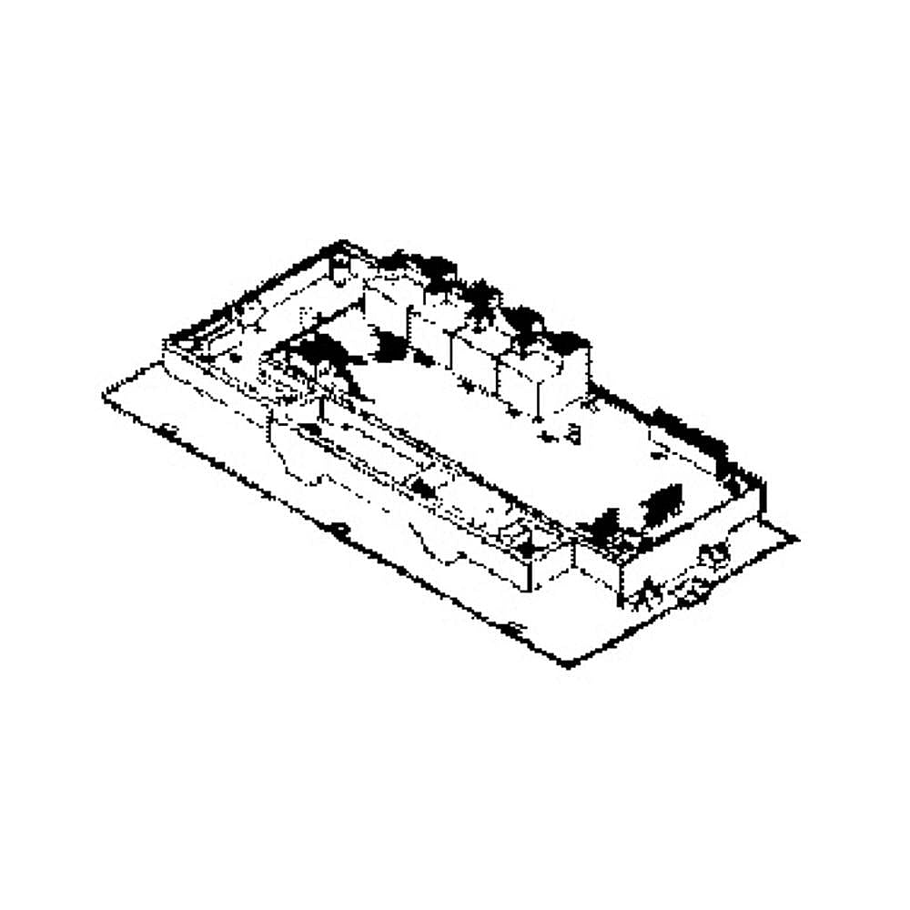 Part #wb19K10063, Range Oven Relay Control Board / 4.00 x 9.80 x 3.80