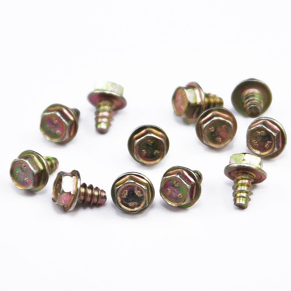 Part #wb1X500D, Appliance Screw, #8-18 X 1/4-In, 12-Pack / 8.00 x 8.00 x 0.20