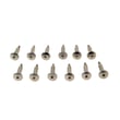 Range Screw, 12-pack for GE JBP79AW1 - Part WB1X600D