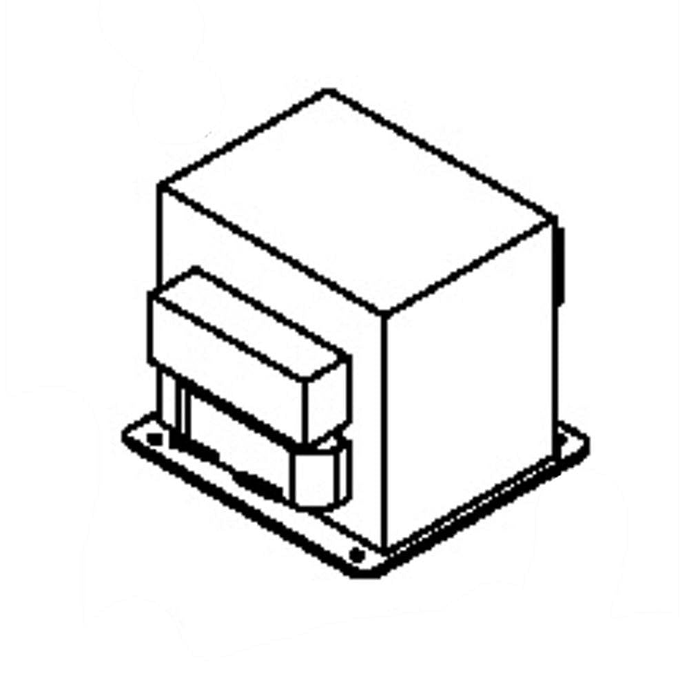 Part #wb20X10067, Microwave High-Voltage Transformer / 7.60 x 8.00 x 6.50