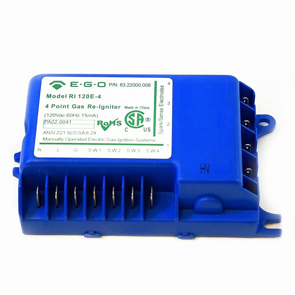 Part #wb21X10029, Cooktop Spark Module / 6.00 x 6.00 x 1.30