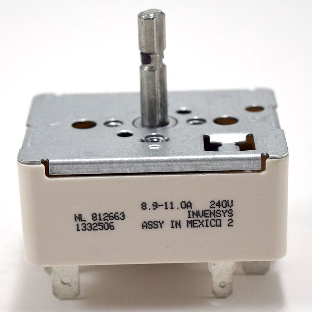 Part #wb23K34829, Cooktop Element Control Switch (Replaces Wb23K10005) / 4.00 x 4.00 x 2.50